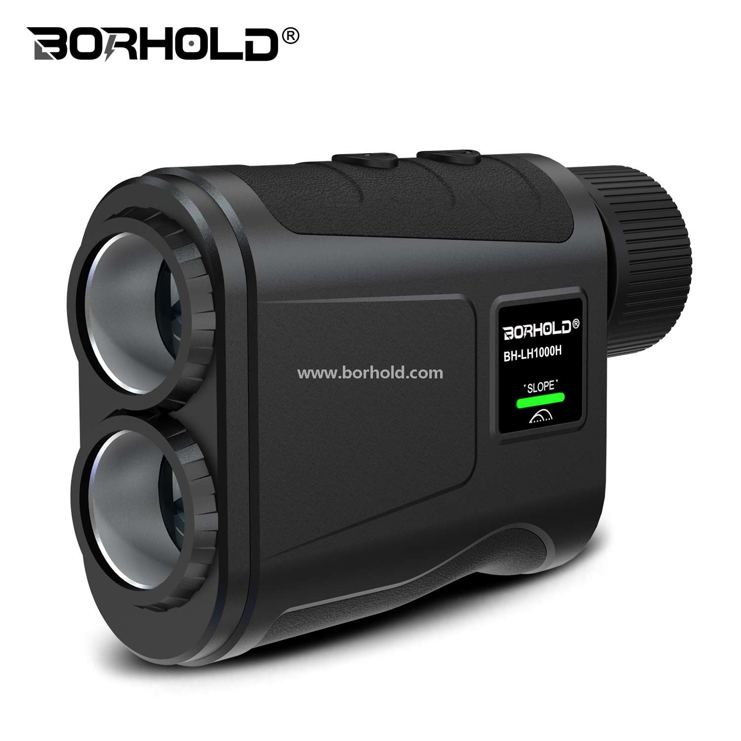Borhold BH-LH1000H Golf Laser Rangefinder with Slope, Flag Lock Vibration, 7× HD Optics & Magnetic Mount