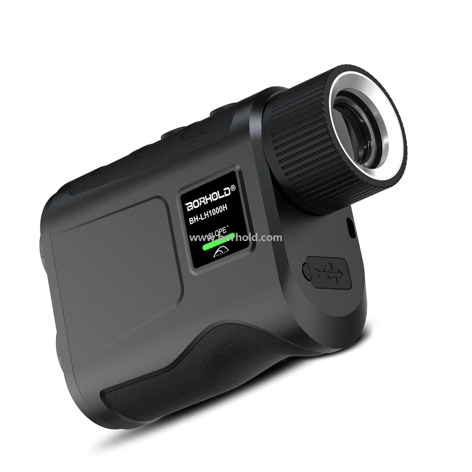 Borhold BH-LH1000H Golf Laser Rangefinder with Slope, Flag Lock Vibration, 7× HD Optics & Magnetic Mount