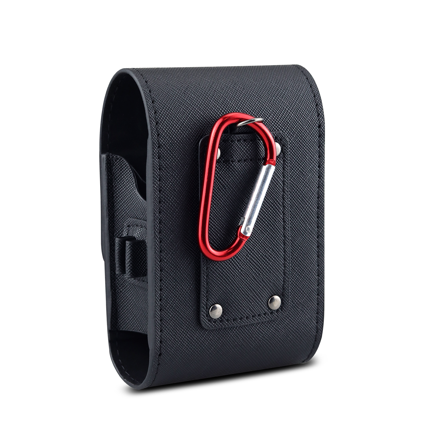 Borhold Golf Rangefinder Case, Magnetic Closure Rangefinder Pouch with Carabiner Clip & Belt Loop, PU Hard Shell Protective Rangefinder Holder for Golf Laser Rangefinder