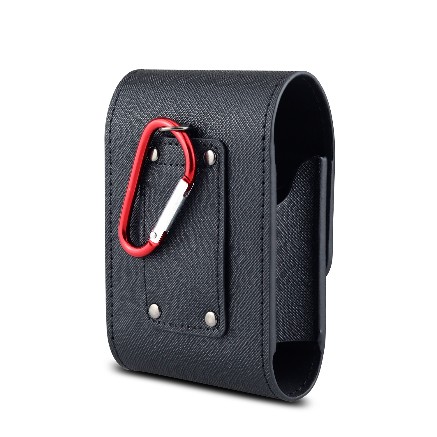 Borhold Golf Rangefinder Case, Magnetic Closure Rangefinder Pouch with Carabiner Clip & Belt Loop, PU Hard Shell Protective Rangefinder Holder for Golf Laser Rangefinder