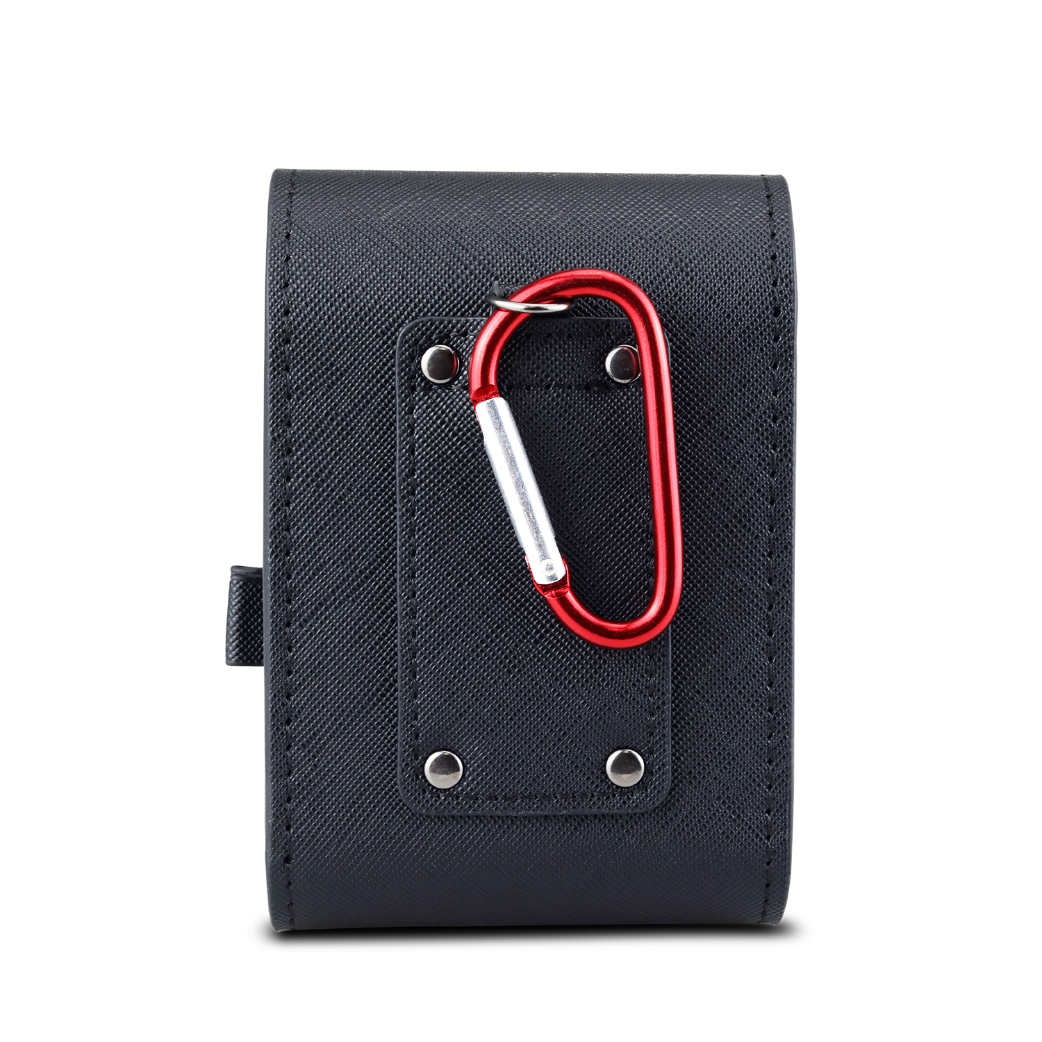 Borhold Golf Rangefinder Case, Magnetic Closure Rangefinder Pouch with Carabiner Clip & Belt Loop, PU Hard Shell Protective Rangefinder Holder for Golf Laser Rangefinder