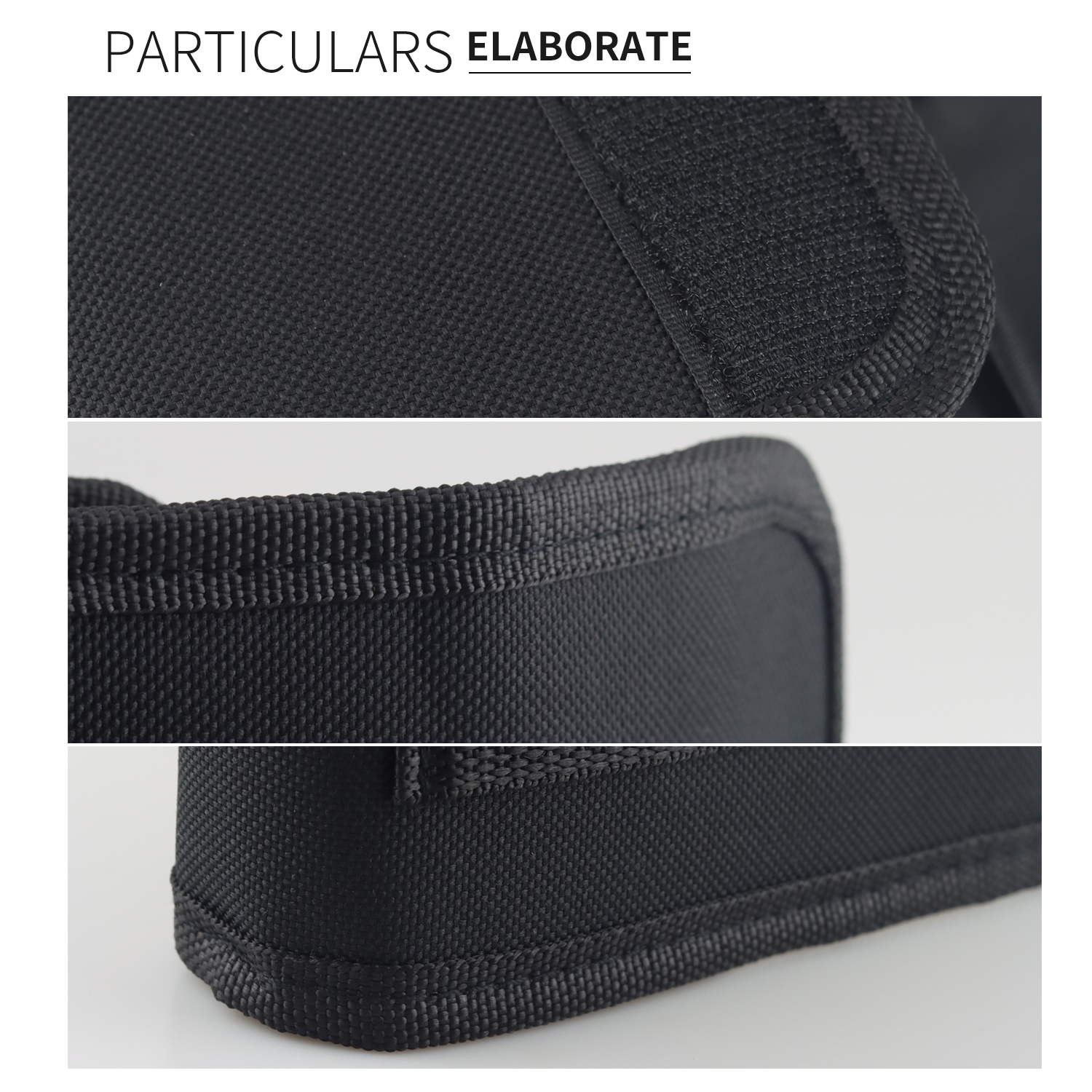 Borhold Golf Rangefinder Case, Portable Nylon Rangefinder Pouch with Hook-and-Loop Closure, Lightweight Protective Holder for Laser Rangefinder