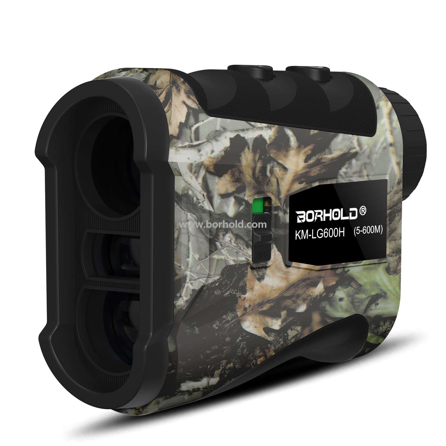 Borhold BH-LG Series Camouflage Hunting Laser Rangefinder – BH-LG450H / BH-LG600H / BH-LG800H / BH-LG1000H Rechargeable Laser Range Finder with Slope Compensation & Height Measurement