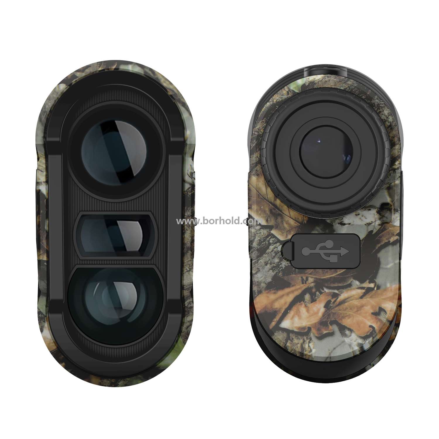 Borhold BH-LG Series Camouflage Hunting Laser Rangefinder – BH-LG450H / BH-LG600H / BH-LG800H / BH-LG1000H Rechargeable Laser Range Finder with Slope Compensation & Height Measurement