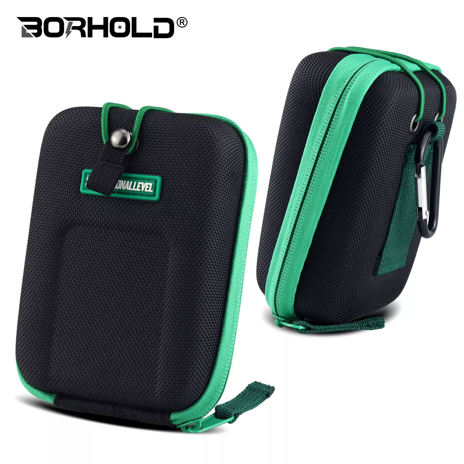 Borhold Golf Rangefinder Storage Bag – Shockproof EVA Protective Case with Magnetic Snap Buckle, Carabiner Hook Loop, Lightweight & Portable Pouch for Golf Rangefinders