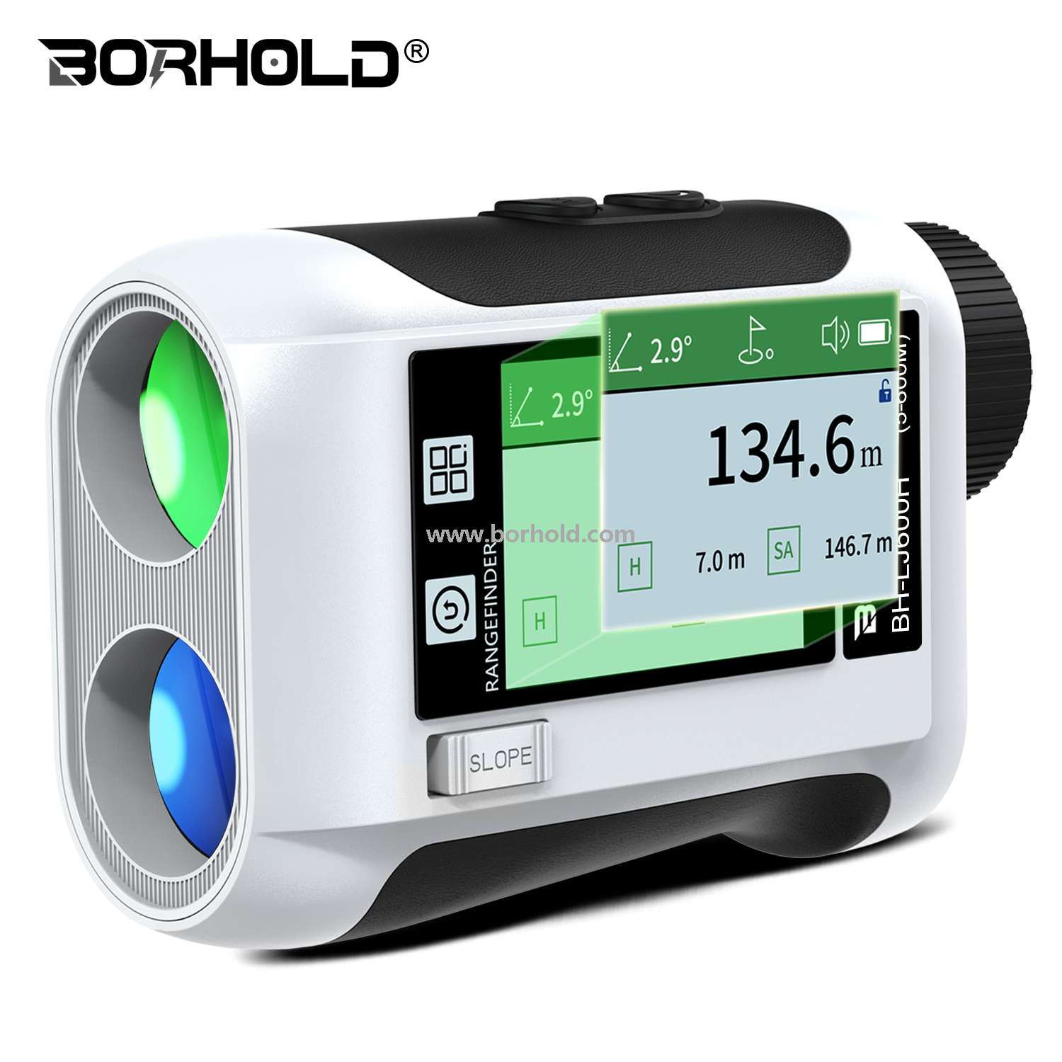 Rechargeable Laser Rangefinder with Touch Color Screen & Voice Broadcast, BH-LJ600H /LJ800H / LJ1200H / LJ1500H
