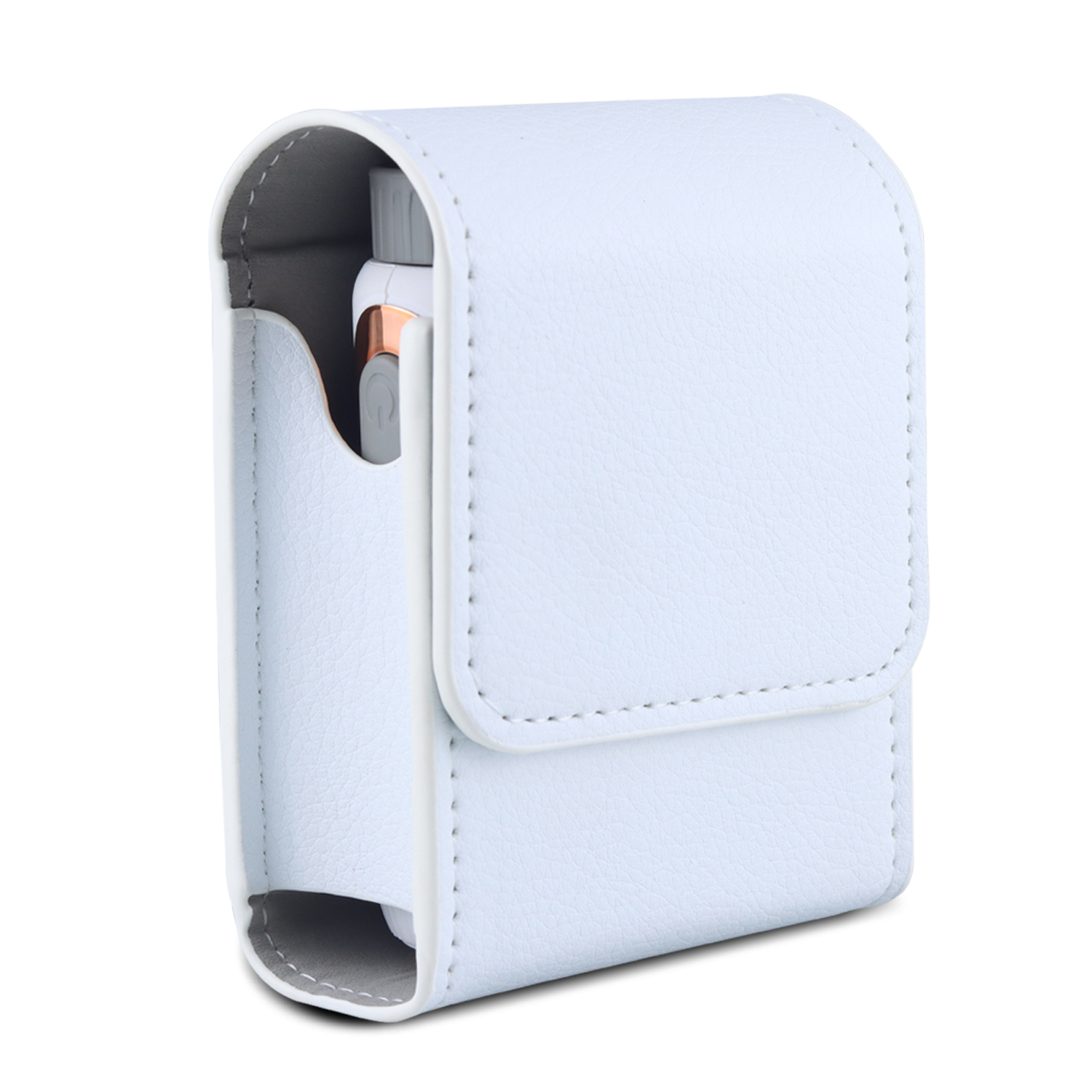 Borhold Golf Rangefinder Case, Magnetic Closure PU Leather Rangefinder Pouch with Golf Tee Holder, Belt Loop & Carabiner Clip, Portable Protective Rangefinder Holder for Laser Golf Rangefinder