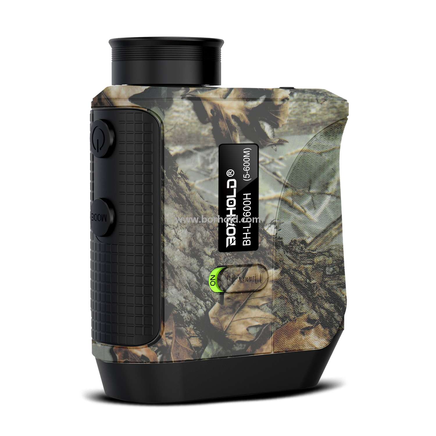Borhold Camouflage Hunting Laser Rangefinder, Rechargeable Outdoor Laser Range Finder with Slope & Height Measurement