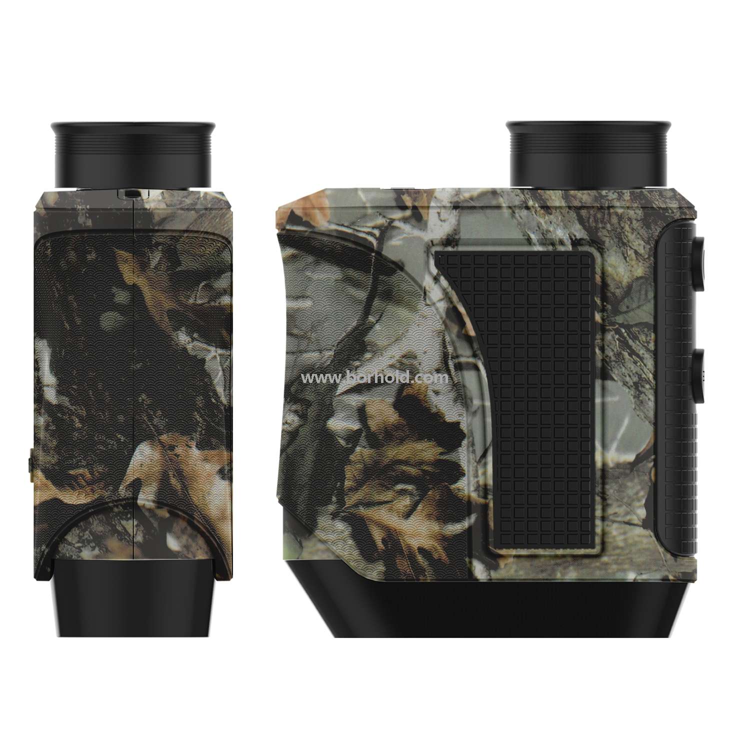 Borhold Camouflage Hunting Laser Rangefinder, Rechargeable Outdoor Laser Range Finder with Slope & Height Measurement