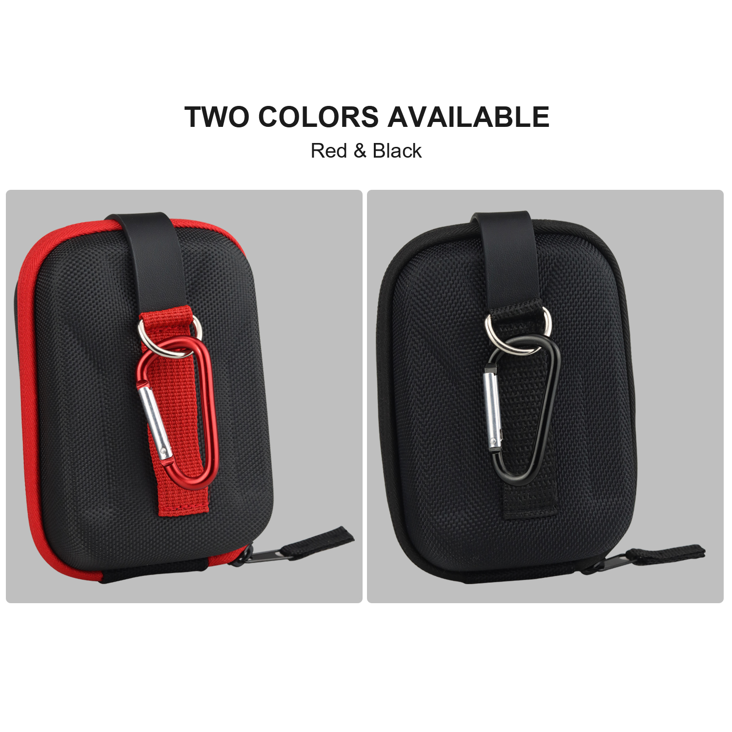 Borhold Magnetic Golf Rangefinder Case – Shockproof EVA Protective Pouch with Carabiner & Magnet Buckle