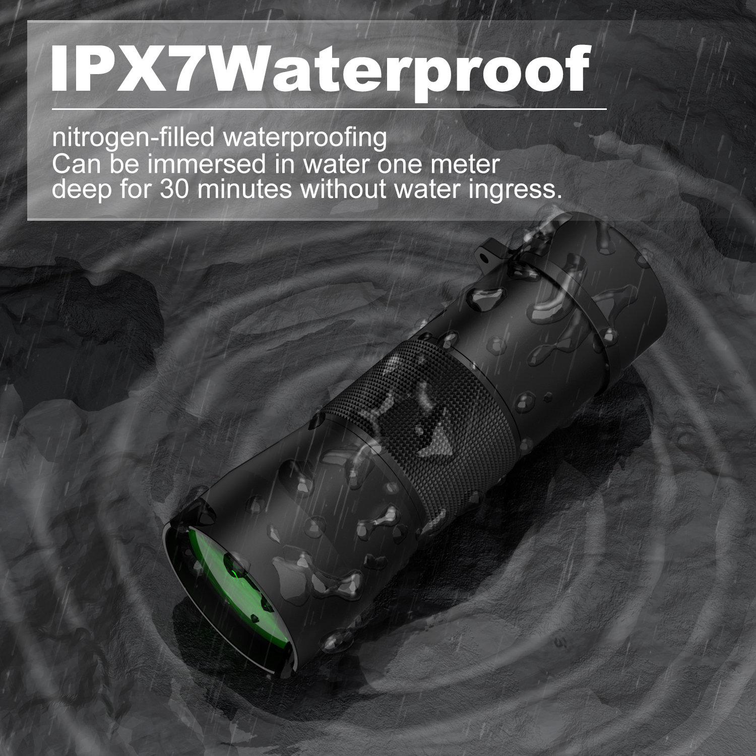 Borhold 8X42 /10X42 HD All-Metal Monocular Telescope, IPX7 Waterproof Nitrogen Filled Portable Monocular