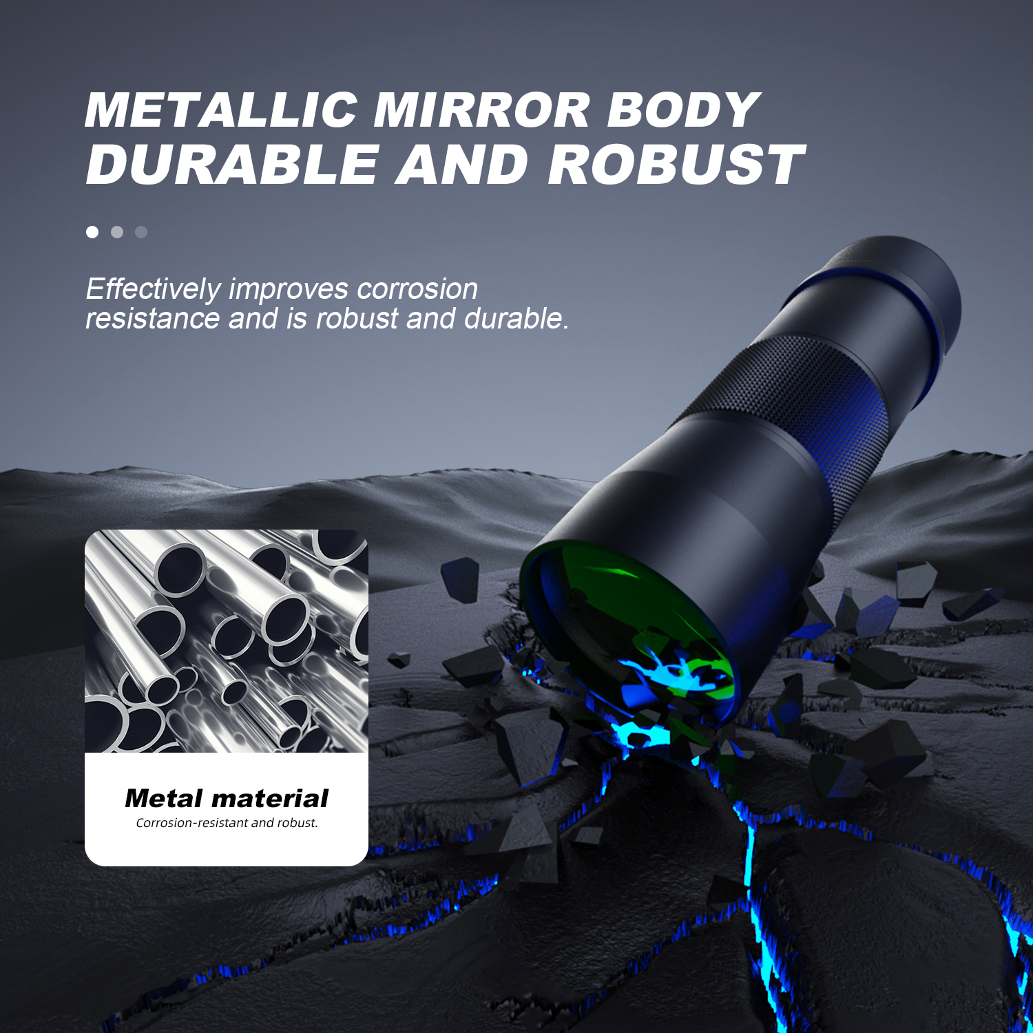 Borhold 8X42 /10X42 HD All-Metal Monocular Telescope, IPX7 Waterproof Nitrogen Filled Portable Monocular
