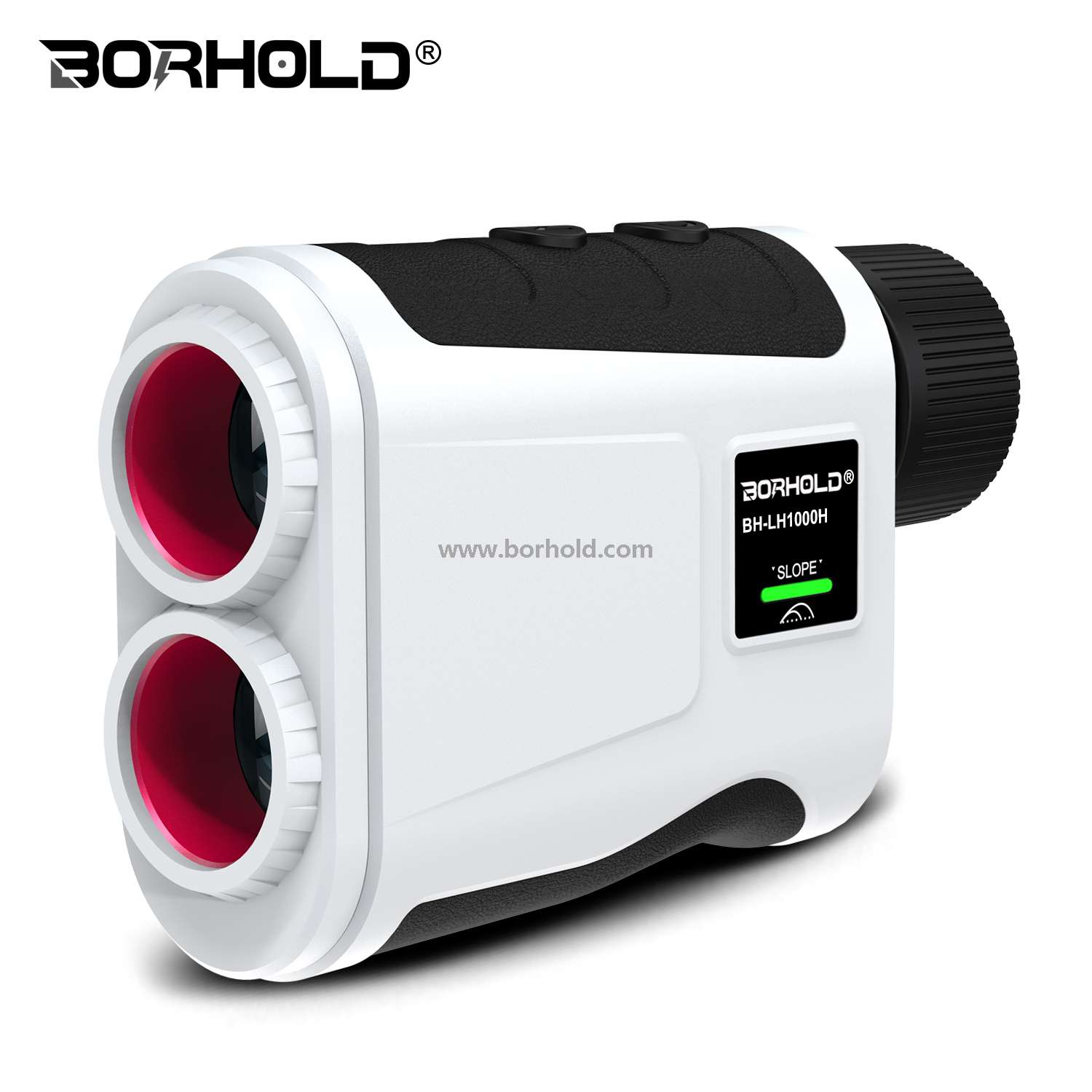 Borhold BH-LH Series Golf Laser Rangefinder with 7X Magnification, Flagpole Lock, Slope & Magnetic Mount