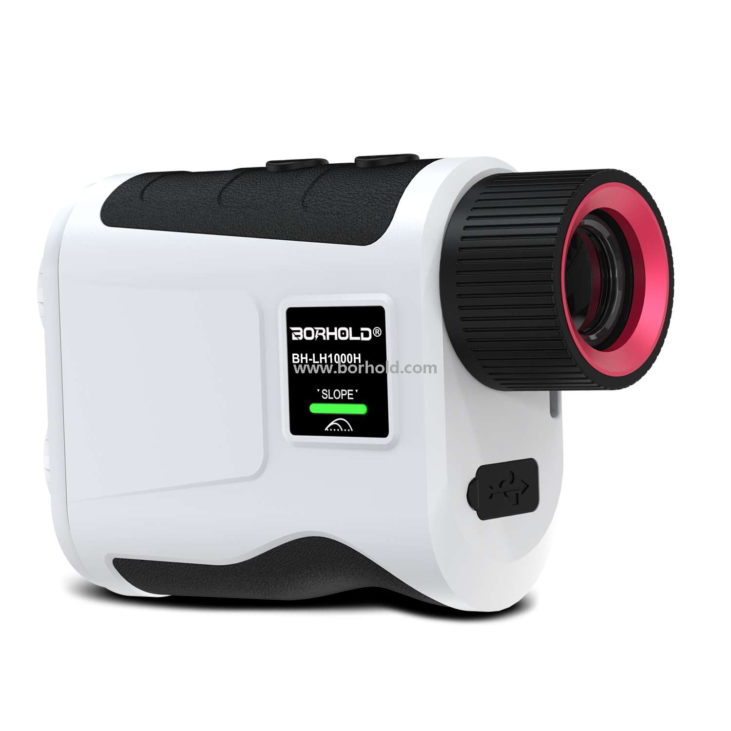 Borhold BH-LH Series Golf Laser Rangefinder with 7X Magnification, Flagpole Lock, Slope & Magnetic Mount