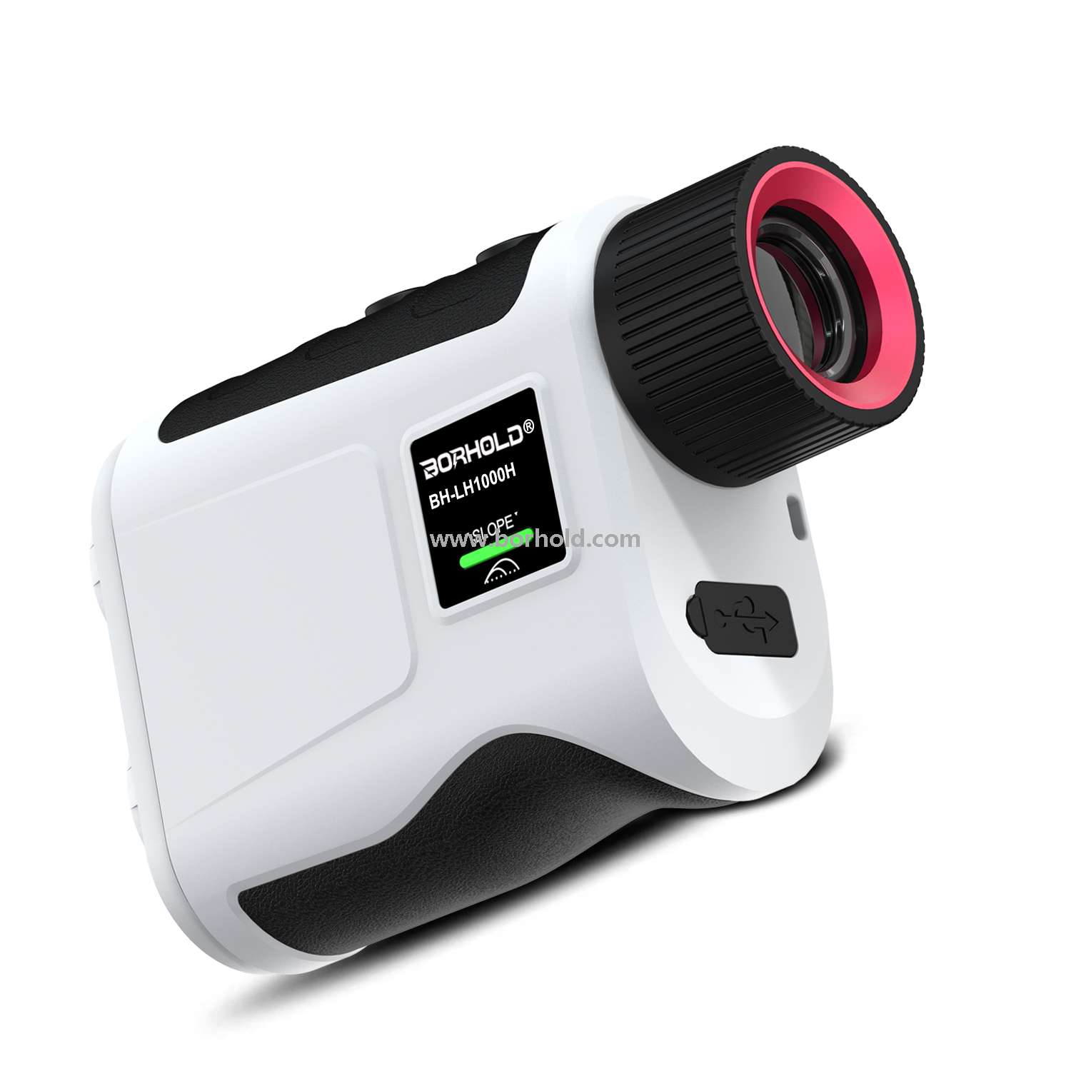 Borhold BH-LH Series Golf Laser Rangefinder with 7X Magnification, Flagpole Lock, Slope & Magnetic Mount