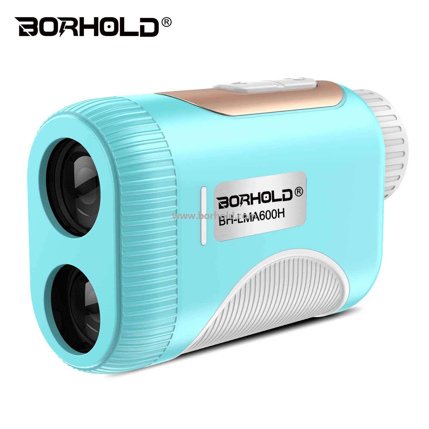Borhold Golf Laser Rangefinder with Slope, Pin Lock, Vibration & Magnetic Cart Mount for Golfers