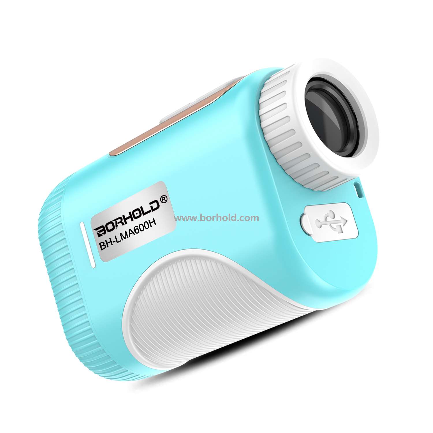 Borhold Golf Laser Rangefinder with Slope, Pin Lock, Vibration & Magnetic Cart Mount for Golfers